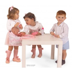 Zestaw podróżny dla lalek z krzesełkiem 3 w 1 María DeCuevas Toys 60034
