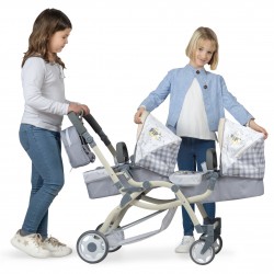 Wózek dla lalek bliźniaczek DeCuevas Toys 80347 | DeCuevas Toys