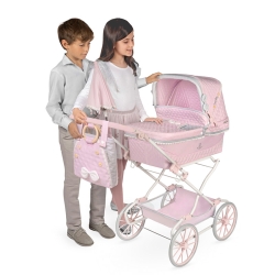 Składany wózek dla lalek Sophie z parasolką DeCuevas 82075 | DeCuevas Toys