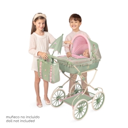 Wózek dla Lalek Składany z Regulowanym Uchwytem i Parasolką Botanic DeCuevas 81068 | DeCuevas Toys
