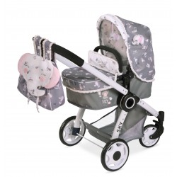 Składany wózek dla lalek Sky 3x1 DeCuevas Toys 80535